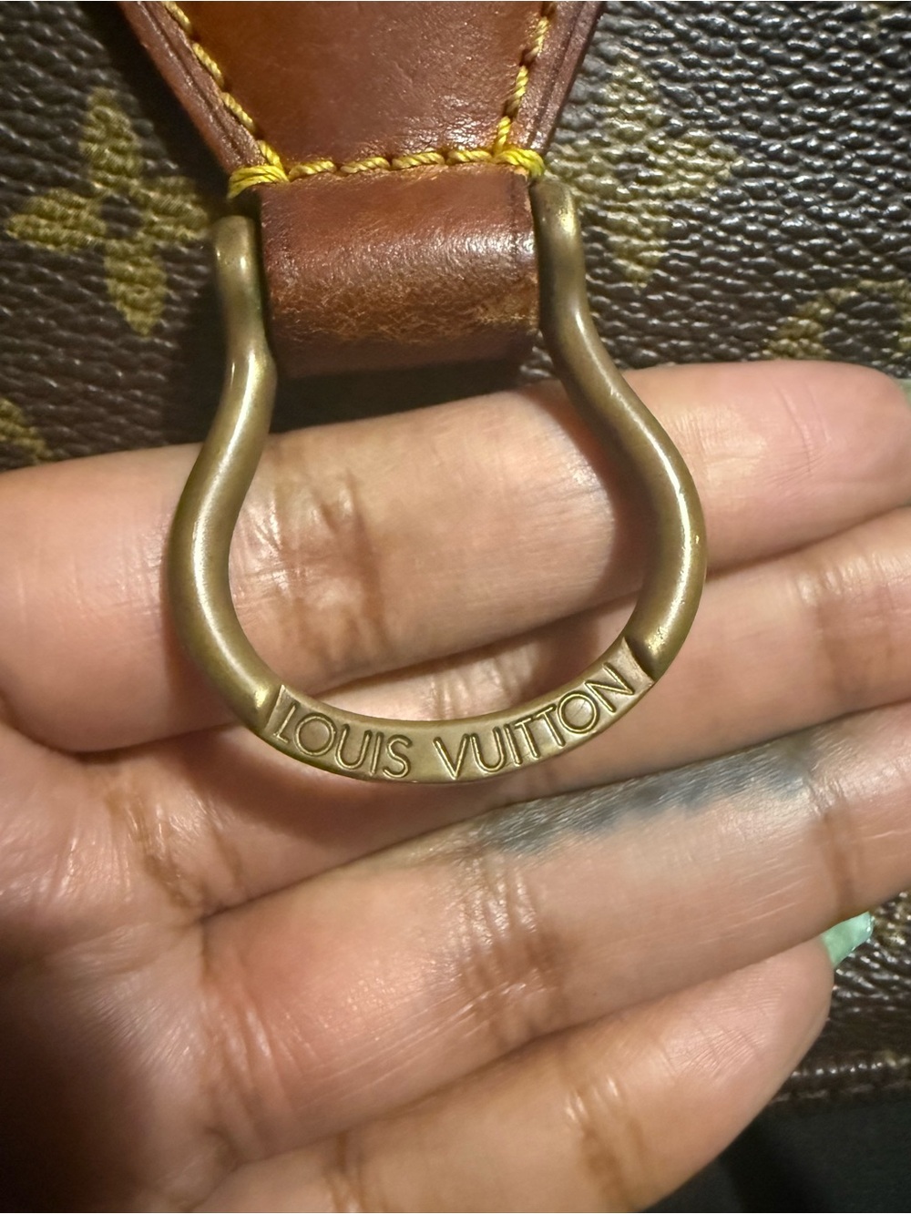 Louis Vuitton Monogram Shoulder Bag in Brown and Tan - Picture 7 of 12